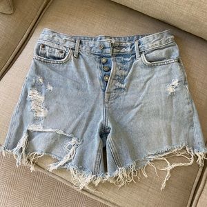 GRLFRND denim shorts